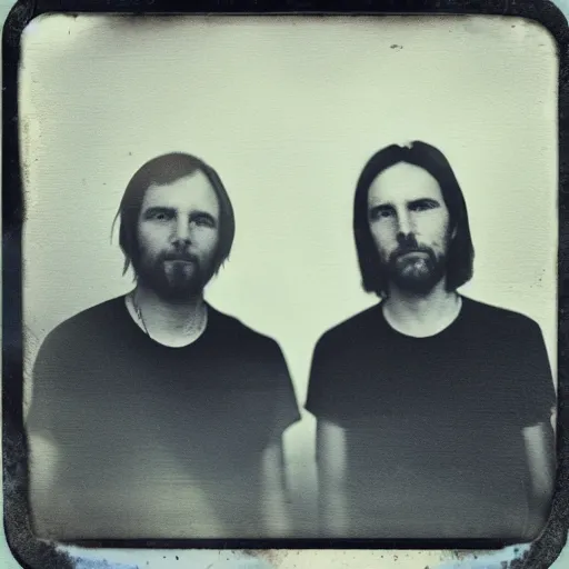 Prompt: boards of canada tintype