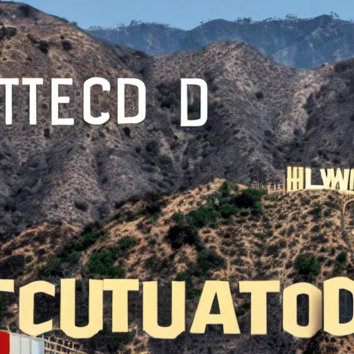 Prompt: recreation of signature of independence of united states in year 2 0 2 1 in california with the hollywood sign in the background. 4 k, hdr, realistic detail.