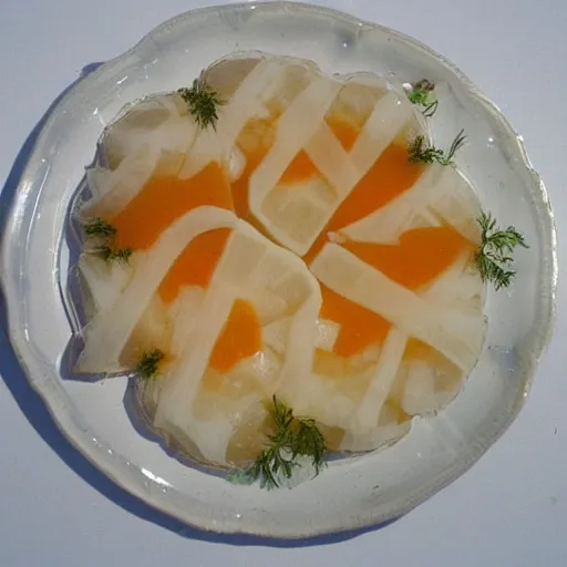 Prompt: russian aspic