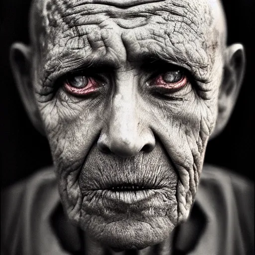 Image similar to portrait of a martian by lee jeffries