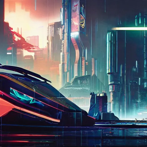 Prompt: cyberpunk 2 0 7 7, vintage scifi art