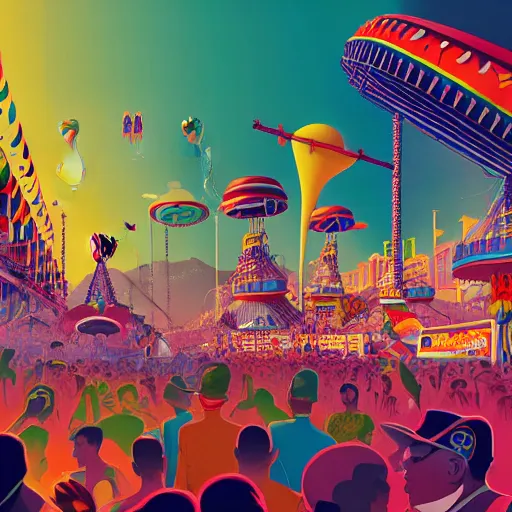 Image similar to carnival in rio de janiero by paolo eleuteri serpieri and tomer hanuka and chesley bonestell and daniel merriam and tomokazu matsuyama, unreal engine, high resolution render, featured on artstation, octane, 8 k, highly intricate details, vivid colors, vector illustration