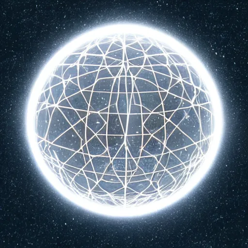 Prompt: a perfect sphere within a sphere within another sphere sphere outside a sphere