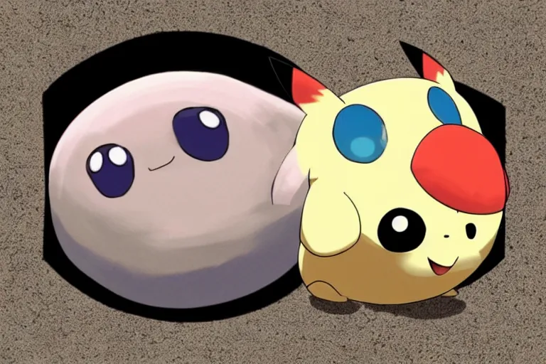 Image similar to real life earth pokemon cute adorable chunky playful rocky happy cheeky mischievous ultra realistic underground