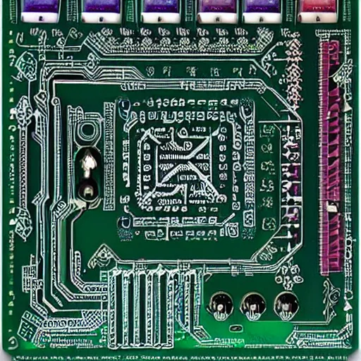 Image similar to mystical arcane sigil ritual computer circuit board