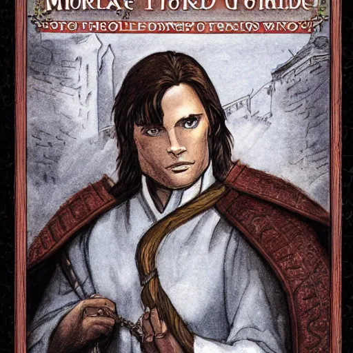 Prompt: moirane damodred from wheel of time