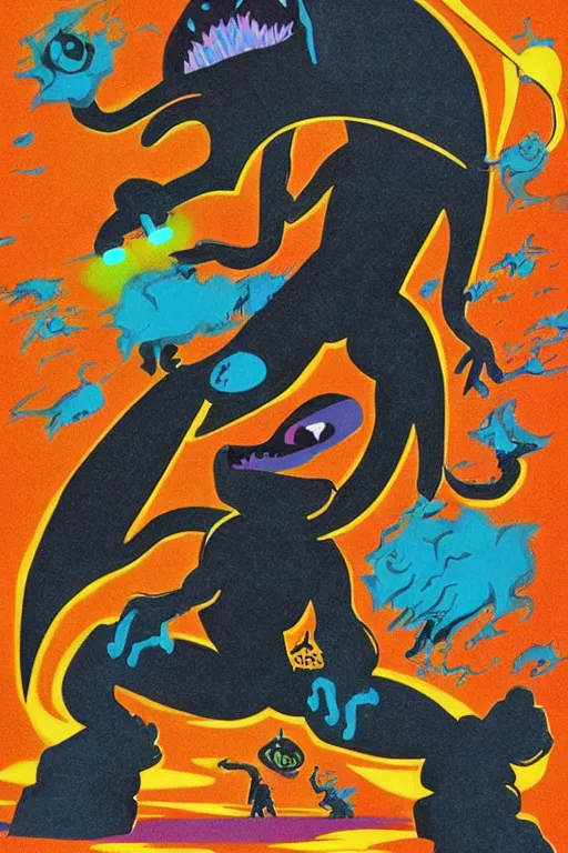 bajadasaurus black earth guard, art by vaughn bode, Stable Diffusion