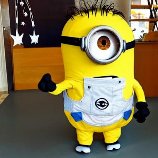 Image similar to Minion wearing Astronaut Spacesuit