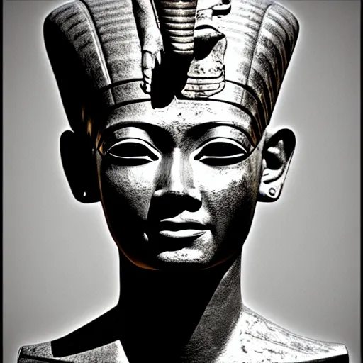 Image similar to an insanely detailed realistic photo of an egyptian pharaoh