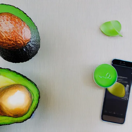 Prompt: avocado backpack, studio display, brilliant design