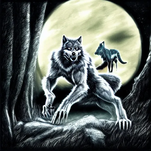 Image similar to werewolf
