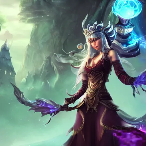 Prompt: kerli koiv in the art style arcane : league of legends, christopher c lee, digital art, matte painting, dramatic