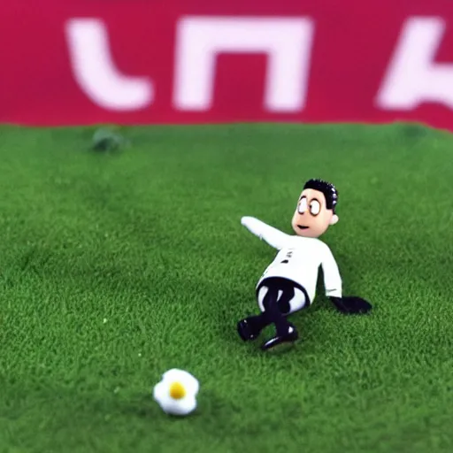 Image similar to clamation of xavi hernandez in shaun the sheep