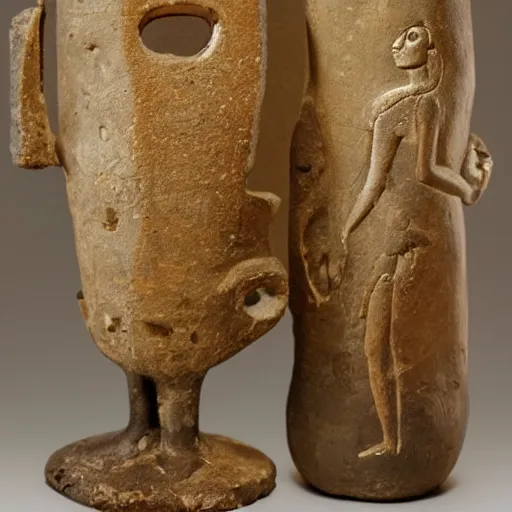 Prompt: man and woman of the bell beaker people of the chalcolithic and early bronze age atlantic, historical reproduction
