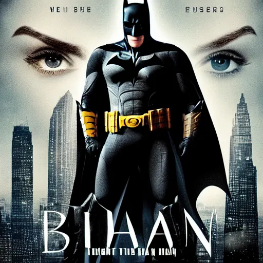 Image similar to The batman movie poster, high quality, 4k