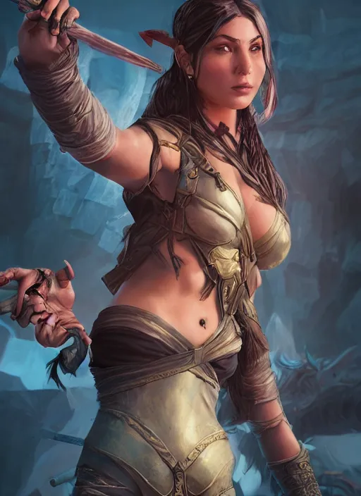 Prompt: An epic fantasy comic book style portrait painting of blank trading card, unreal 5, DAZ, hyperrealistic, octane render, cosplay, RPG portrait, dynamic lighting