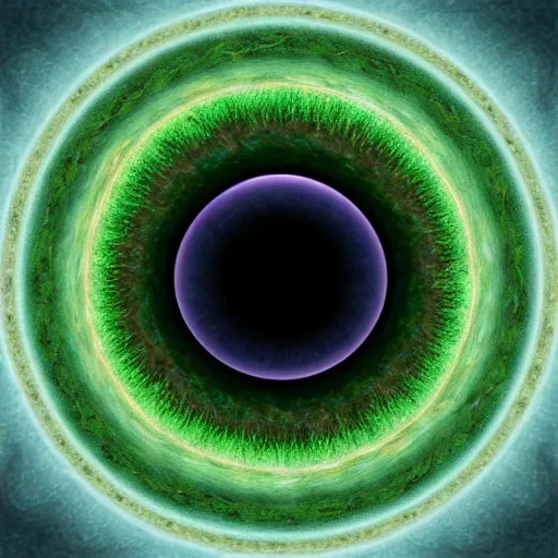 Image similar to fractals in an eyeball