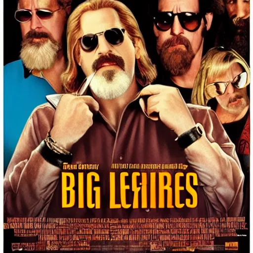 Image similar to the big lebowski, movie poster