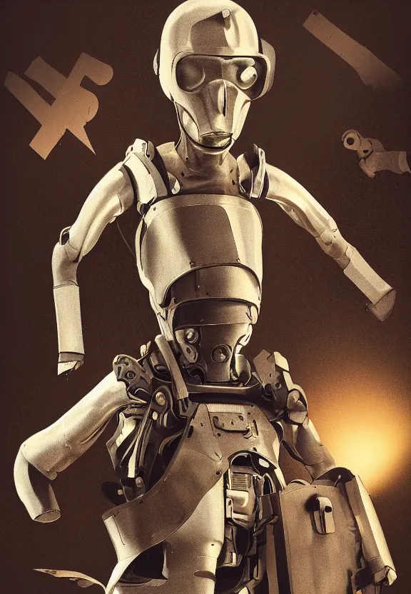 Image similar to [St.Georges as a crash test dummy. Soviet!!!! Propaganda!!!! poster!!!!!!!!!!, promotional poster, advertising, composition, graphic design, elegant, highly detailed, digital painting, artstation, concept art, matte, sharp focus, illustration, octane render, unreal engine, photography]