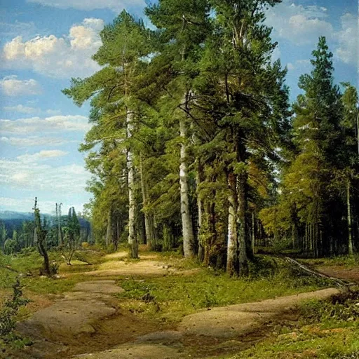 Image similar to by ivan shishkin