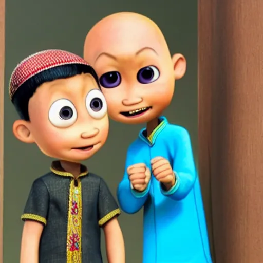 Prompt: upin ipin