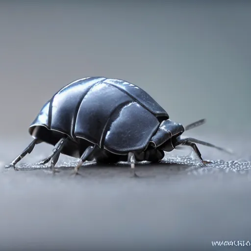 Image similar to cute! pillbug, 8 k, hd