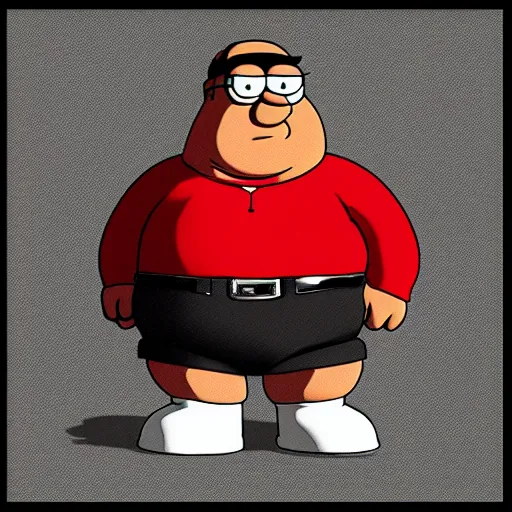 Prompt: photo of peter griffin, photorealistic,