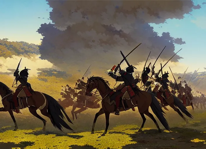 Image similar to battle of balaclava in october 1 8 5 4, finely detailed perfect art, painted by greg rutkowski makoto shinkai takashi takeuchi studio ghibli