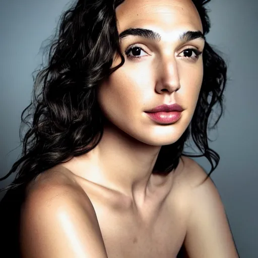 Image similar to portrait of gal gadot, by ian francis