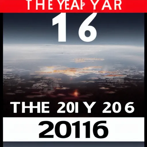 Prompt: the year 2 0 1 6