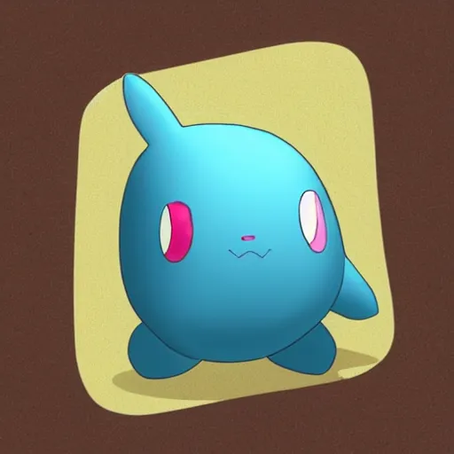 Image similar to a mixture between ditto and ditto, double ditto pokemon hybrid, ditto and ditto