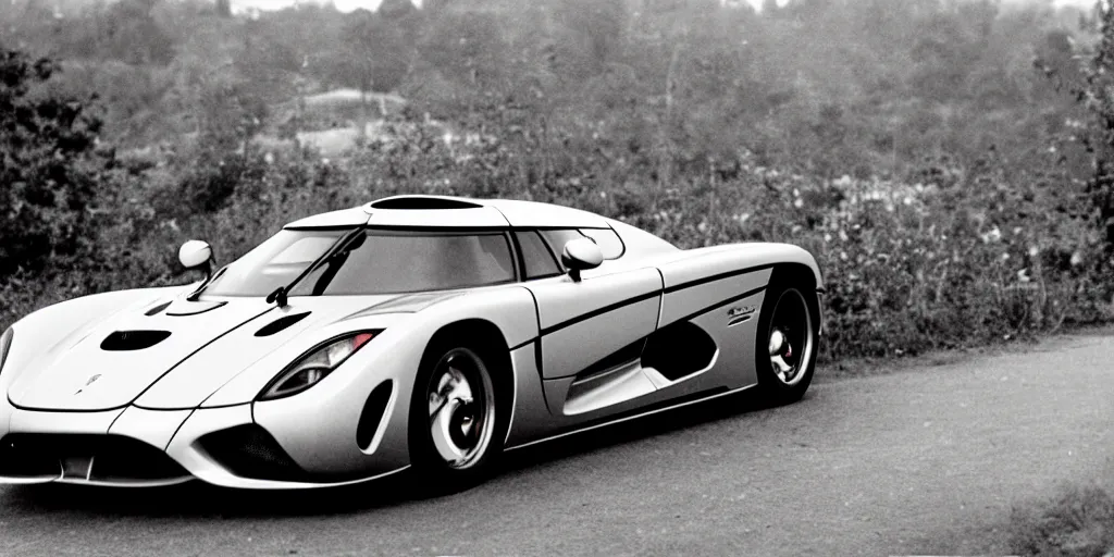 Prompt: “1960s Koenigsegg Regera”