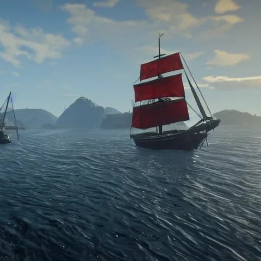 Image similar to yacht in red dead Redemption 2