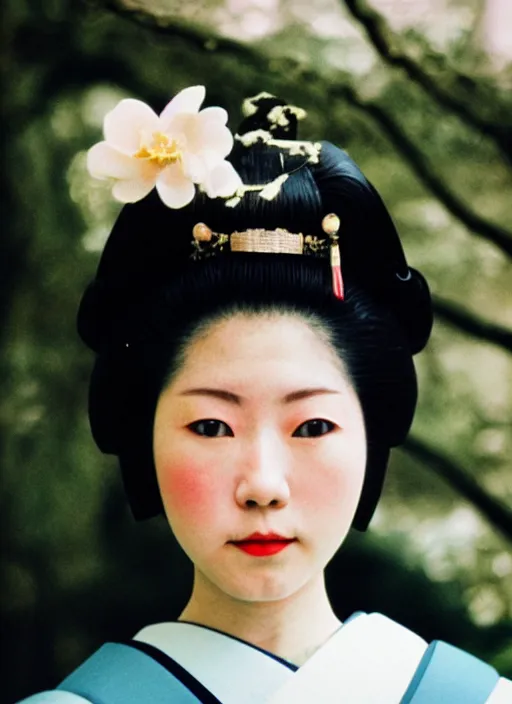 Image similar to Portrait Photograph of a Japanese Geisha Agfa Optima 100