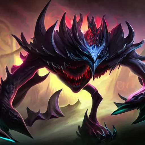 Image similar to shadow fiend in league of legends