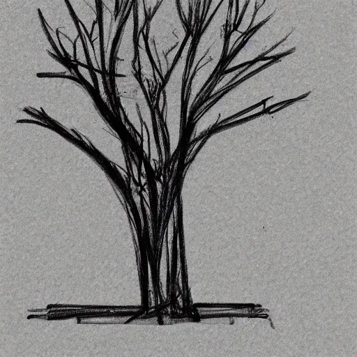 Image similar to sketch of tree
