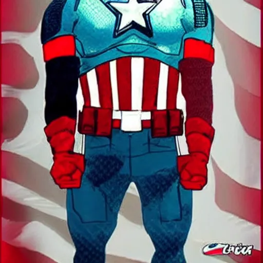 Image similar to captain america obama