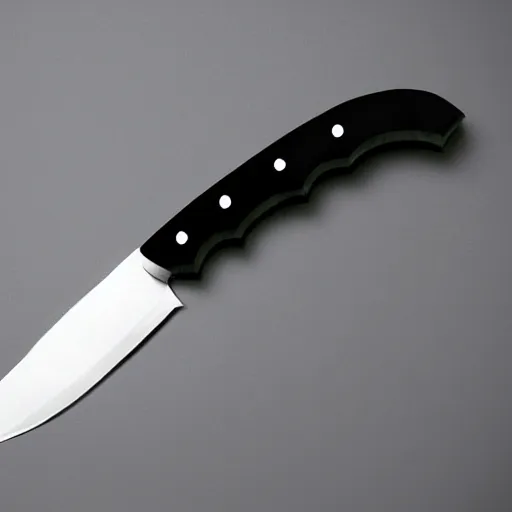 Image similar to knife shaped like a shark on a black velvet