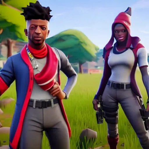 Image similar to a detailed portrait of 2 1 savage in fortnite, unreal engine 5 rendered, incredibly highly detailed and realistic, 8 k, sharp focus, studio quality