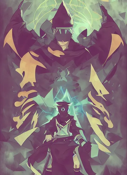Prompt: final fantasy black mage class by sachin teng x squareenix : 7 final fantasy, fisheye lens perspective, 3 d geometric shapes, dungeon boss, retro rpg game, rpg party, video game, dramatic, stylish, magical : 7 asymmetrical, matte painting, geometric shapes, hard edges, bright colors, robe, high contrast, graffiti, street art, masterpiece, impressive detail : 9