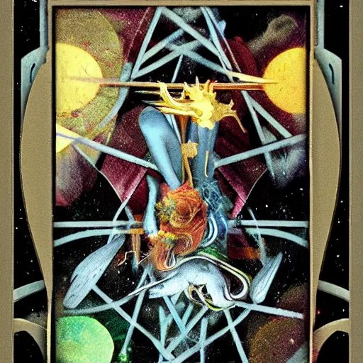 Image similar to Abstract tarot card, cgsociety.