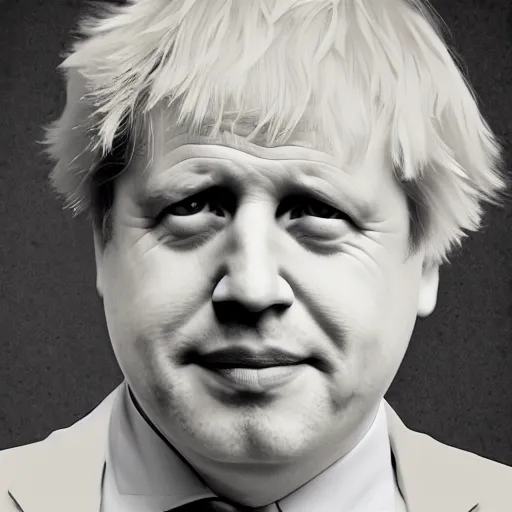 Prompt: boris johnson in the style of a bibically accurate angel, digital art