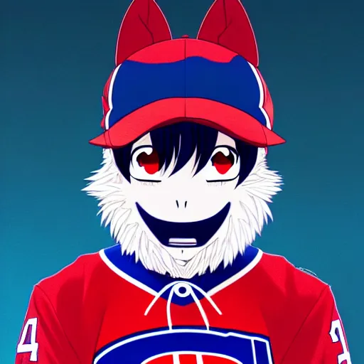 Prompt: anime concept Portrait of the Habs Montreal Canadiens Mascot as a powerful Akira character, highly detailed anime, smooth, sharp focus, dynamic lighting, intricate, trending on ArtStation, illustration ghost in the shell, art by WLOP