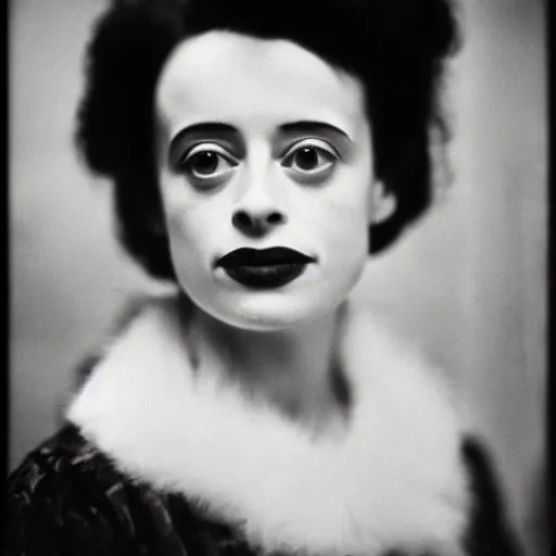 Image similar to dslr photo portrait still of young elsa lanchester, 8 5 mm, f 1. 8, by edvard munch