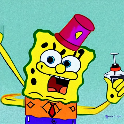 Image similar to Spongebob portrait,hyper realistic, HD, HQ, photo realistic