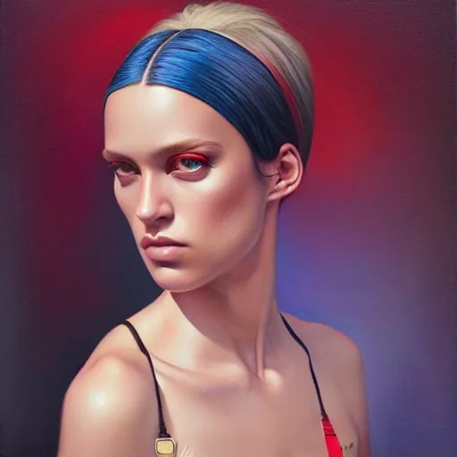 Image similar to ultra realistic portrait painting of André Ventura , painted by Tristan Eaton Stanley Artgerm and Tom Bagshaw