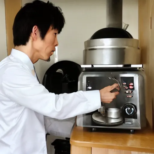 Image similar to handsome japanese man making tea