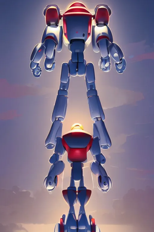 Image similar to metabots medabots medarotto medarot robot minimalist comics, behance hd by jesper ejsing, by rhads, makoto shinkai and lois van baarle, ilya kuvshinov, rossdraws global illumination ray tracing hdr radiating a glowing aura