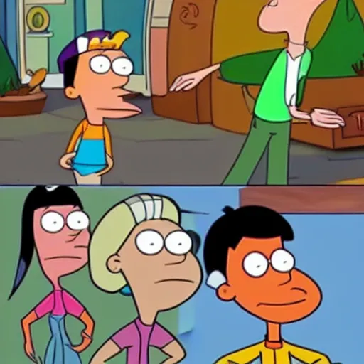 Image similar to phineas and ferb crossover family guy