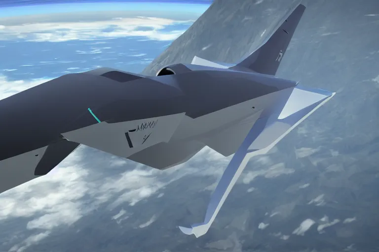 Image similar to Hypersonic jet plane, stealth. symmetry, aerodynamic, hideo kojima